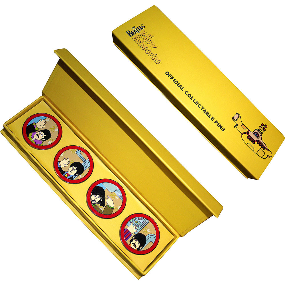 The Beatles Pin Badge Set: Yellow Submarine Portholes