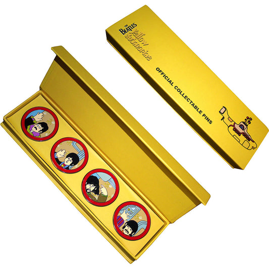The Beatles Pin Badge Set: Yellow Submarine Portholes