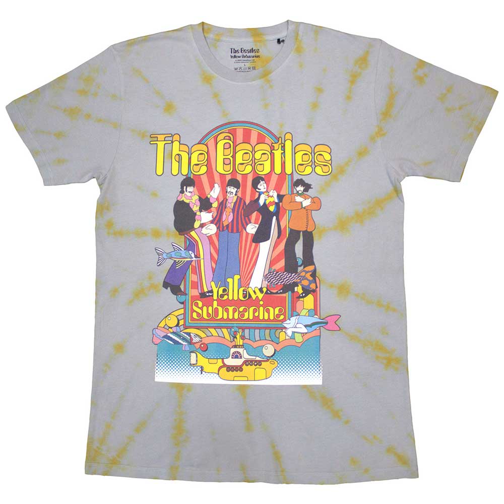The Beatles T-Shirt: Yellow Submarine Band & Fish