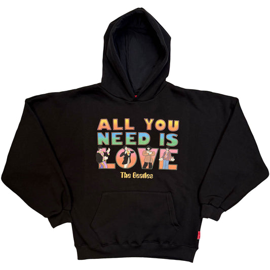 The Beatles Ladies Unplugged Pullover Hoodie: AYNIL Stacked