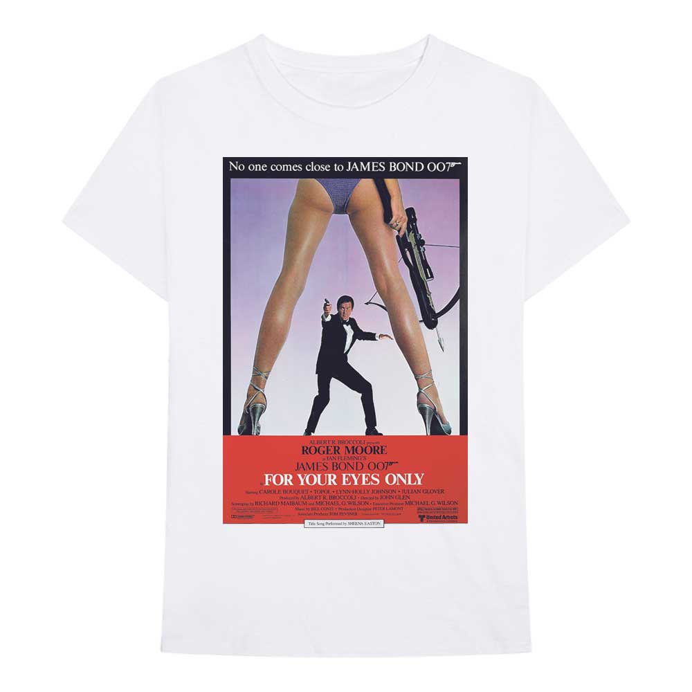 James Bond 007 T-Shirt: For Your Eyes Poster