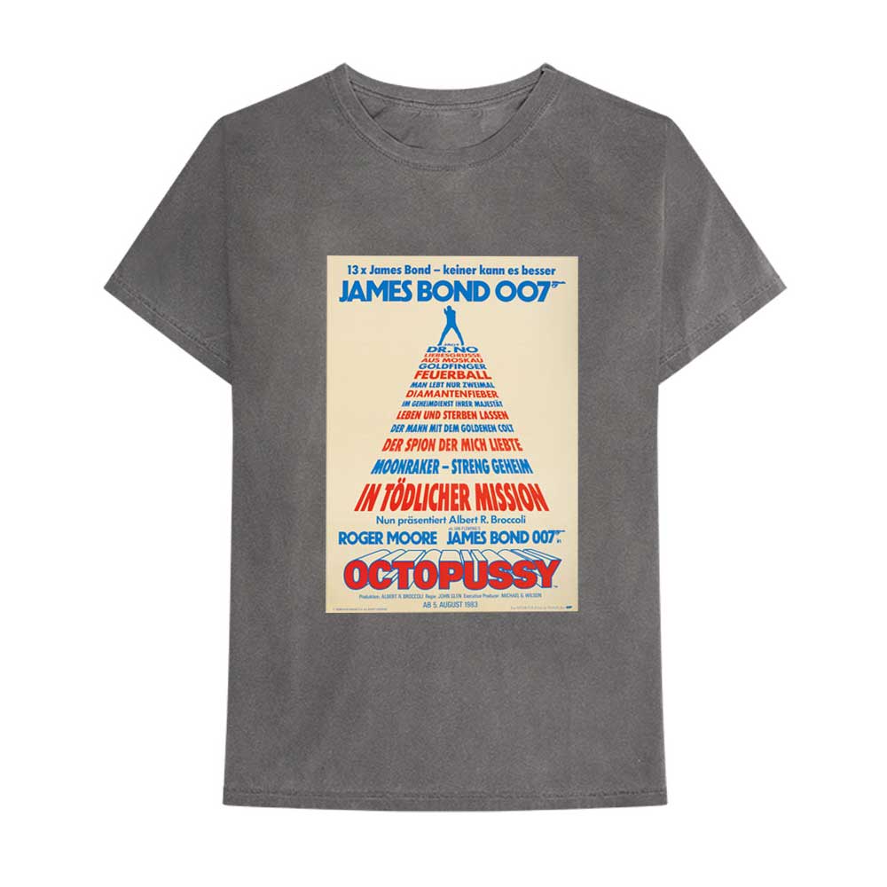 James Bond 007 T-Shirt: Octopussy German Poster