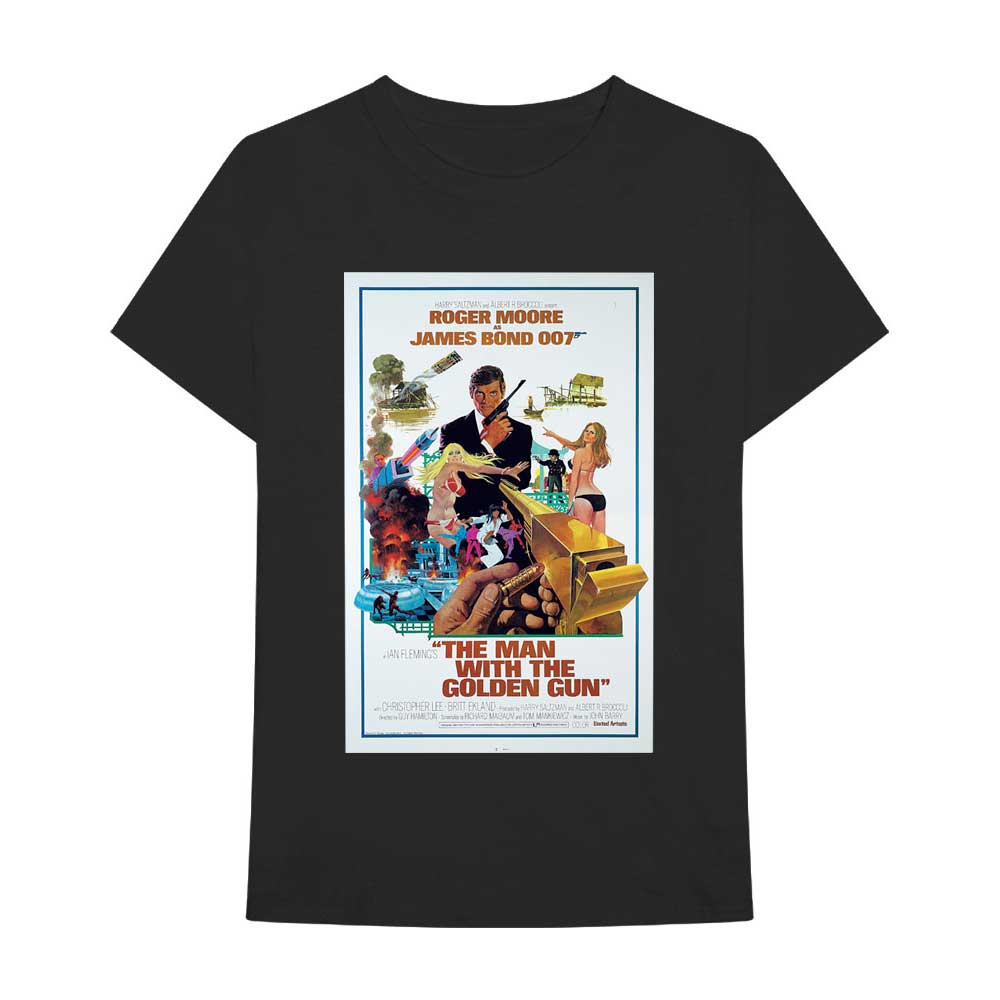 James Bond 007 T-Shirt: The Man With The Golden Gun Poster