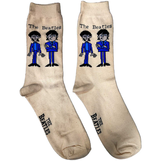 The Beatles Ladies Socks: Cartoon Standing