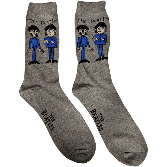 The Beatles Ladies Socks: Cartoon Standing