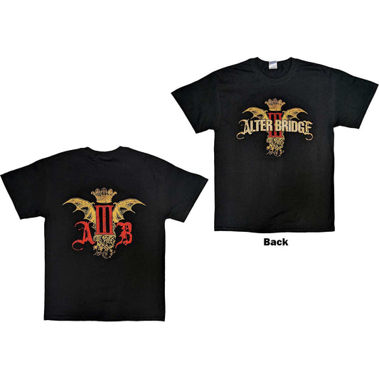 Alter Bridge T-Shirt: AB III Batwing Crown