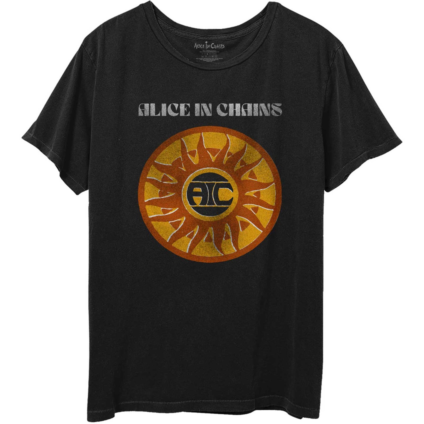 Alice In Chains T-Shirt: Circle Sun Vintage