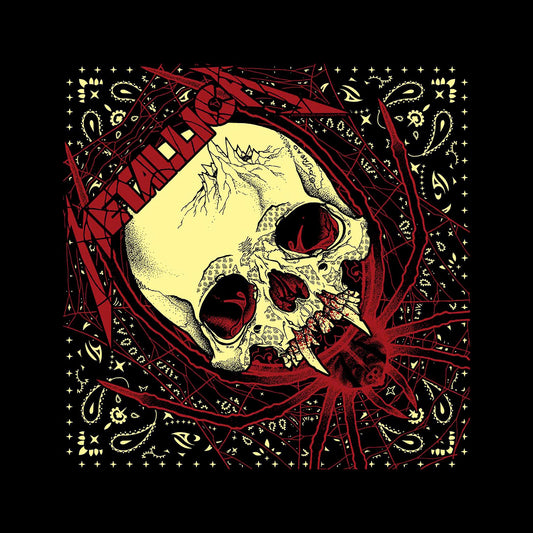 Metallica Bandana: Spider Skull
