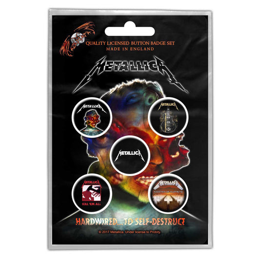 Metallica Badge: Hardwired to self-destruct