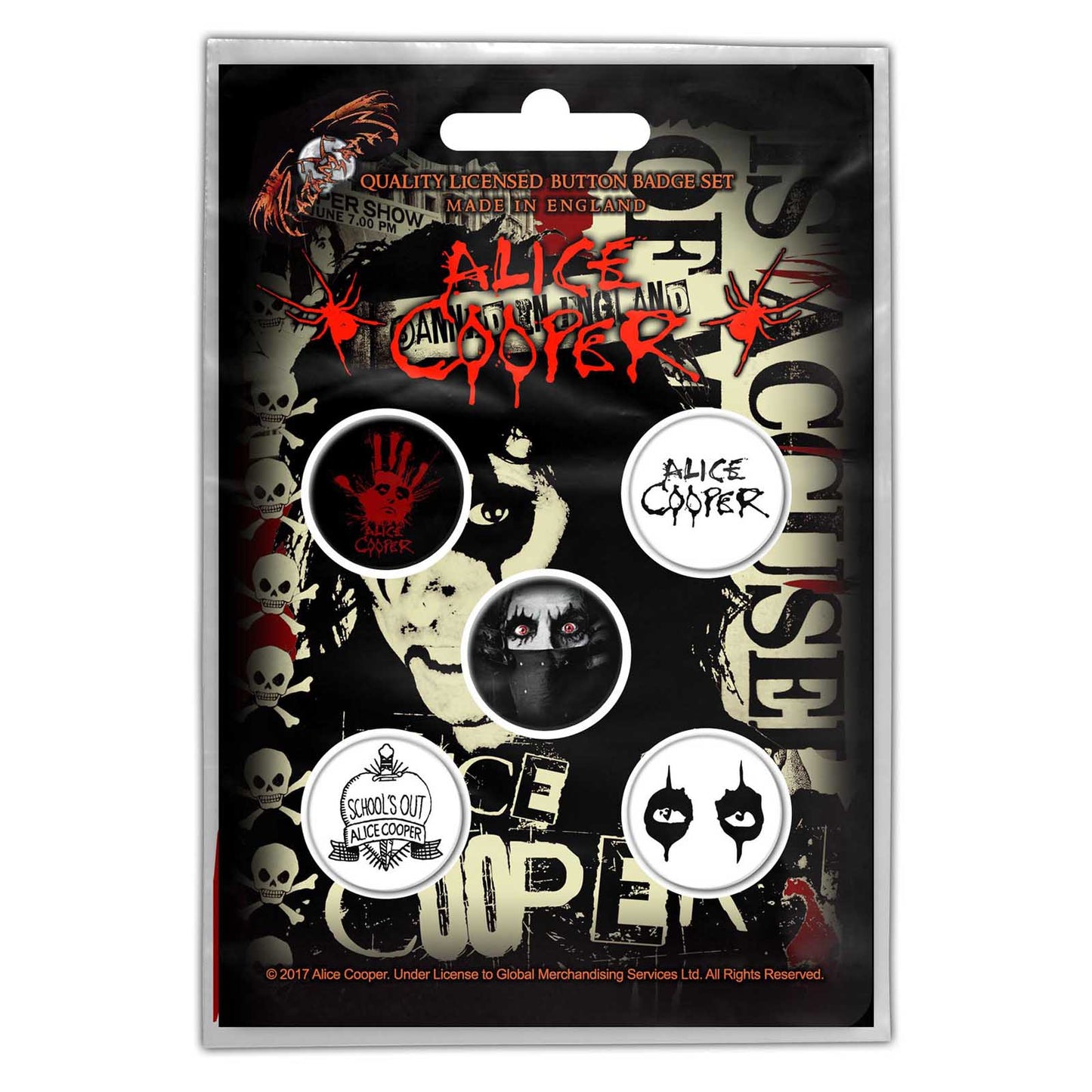 Alice Cooper Badge: Eyes