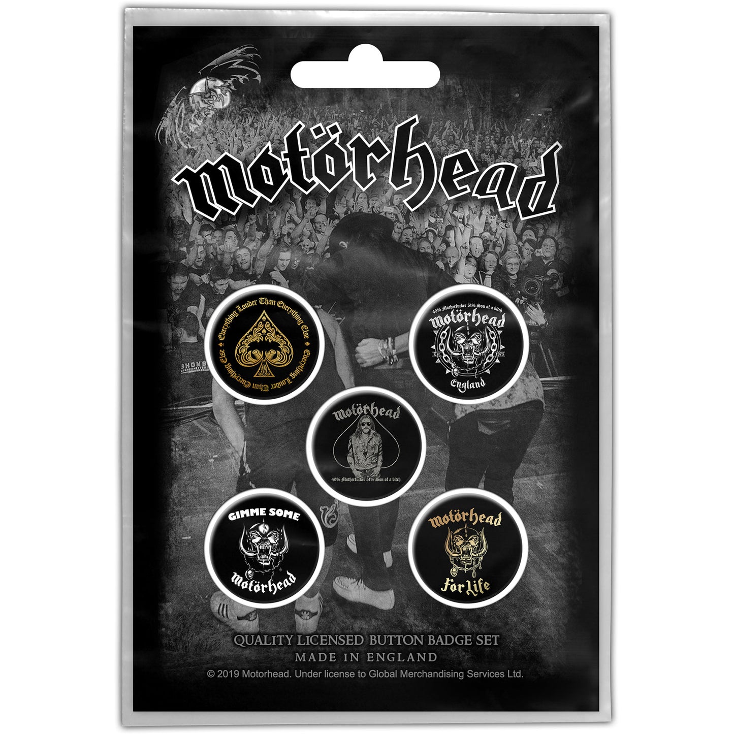 Motorhead Badge: Clean Your Clock