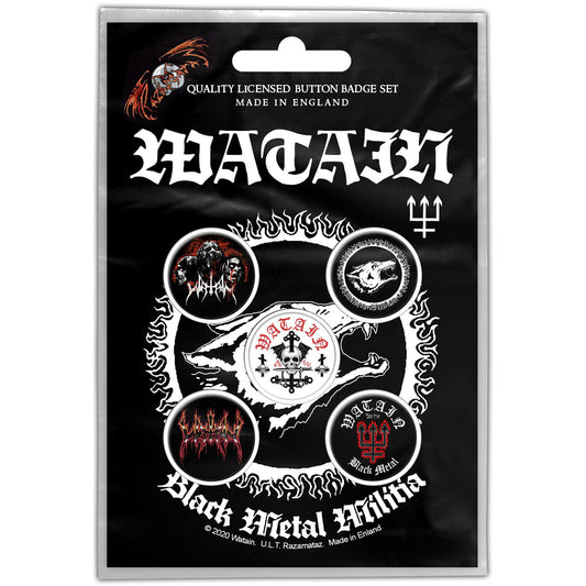 Watain Badge: Black Metal Militia