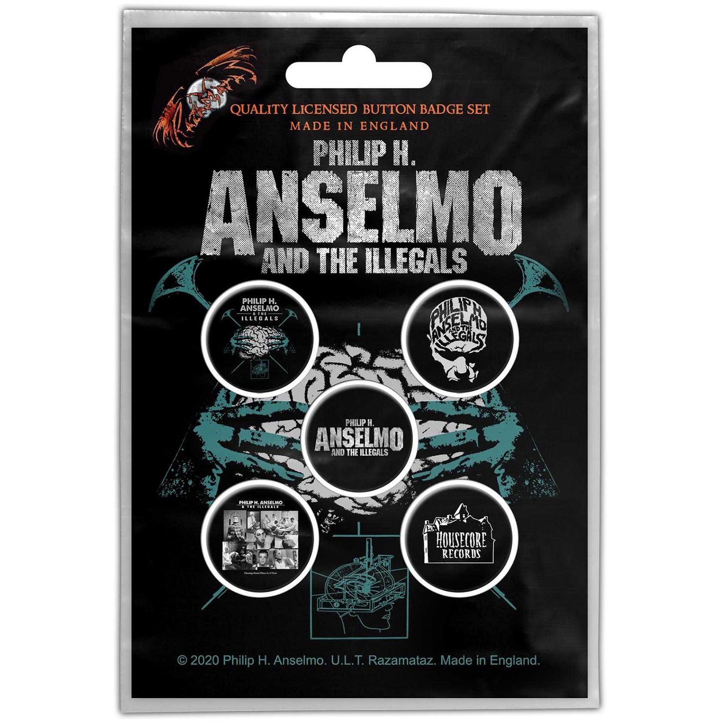 Philip H. Anselmo & The Illegals Badge: Brain