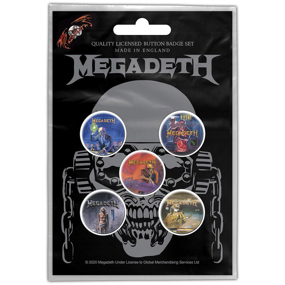 Megadeth Badge: Vic Rattlehead