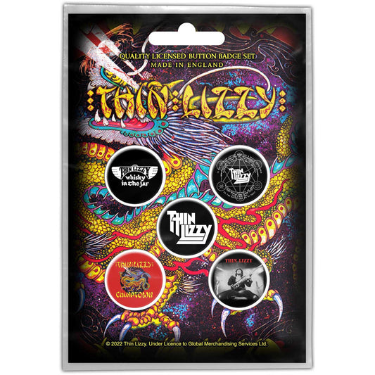 Thin Lizzy Badge: Chinatown