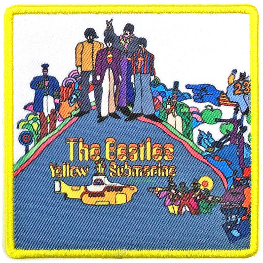 The Beatles Standard Printed Patch: Yellow Submarine Album Cover