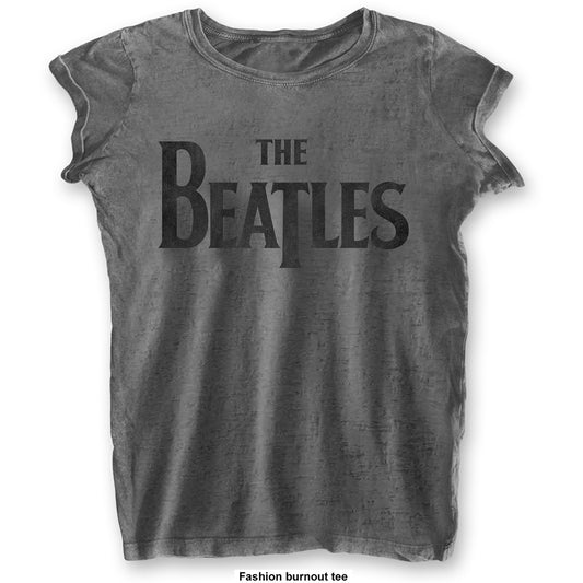 The Beatles Ladies T-Shirt: Drop T Logo