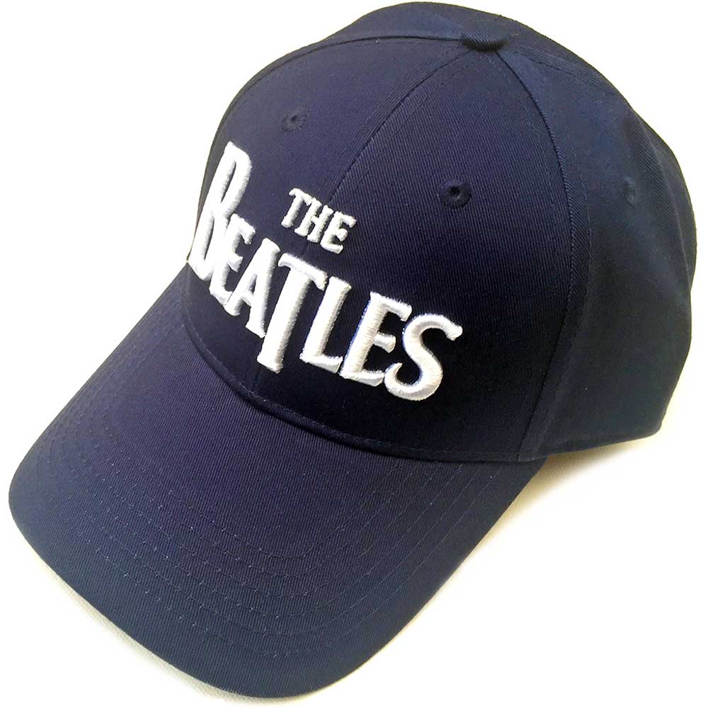 The Beatles Baseball Cap: White Drop T Logo