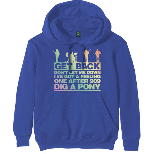 The Beatles Pullover Hoodie: Get Back Gradient