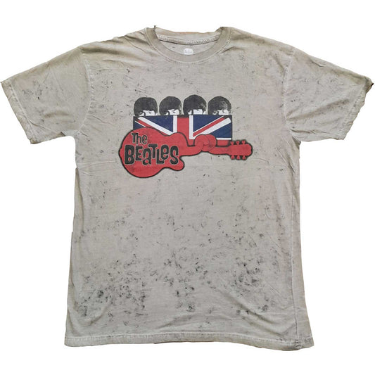 The Beatles T-Shirt: Guitar & Flag