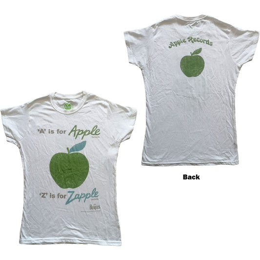 The Beatles Ladies T-Shirt: A is for Apple
