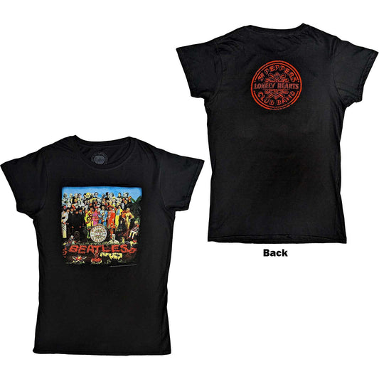 The Beatles Ladies T-Shirt: Sgt Pepper