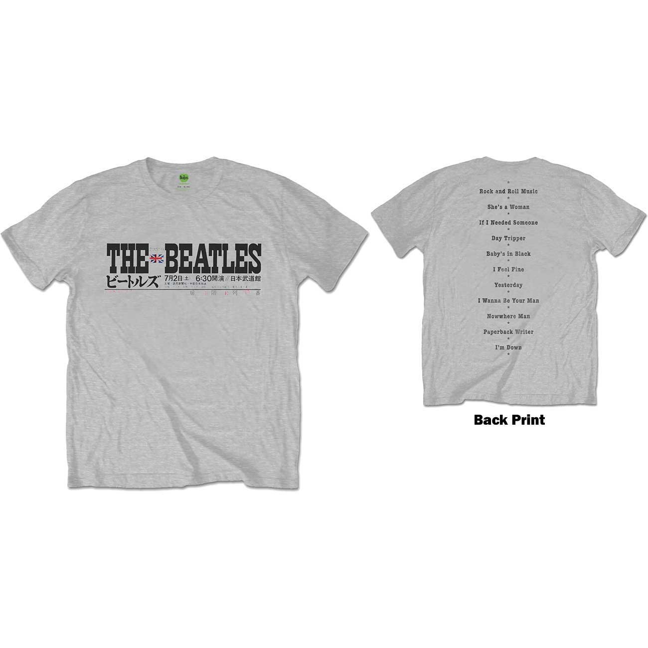 The Beatles T-Shirt: Budokan Set List