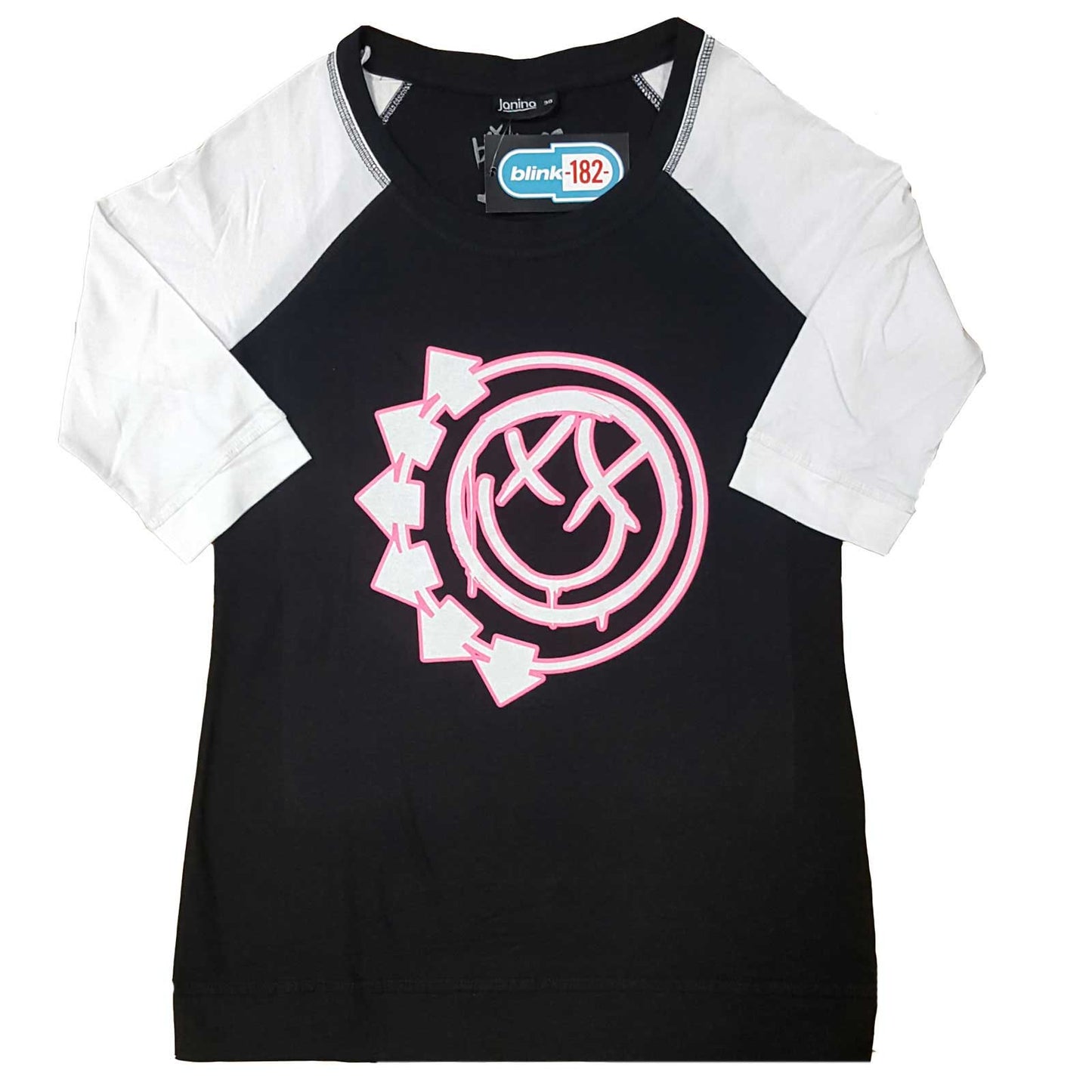 Blink-182 Ladies T-Shirt: Six Arrow Smile