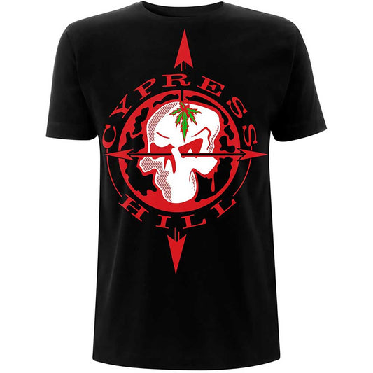 Cypress Hill T-Shirt: Skull Compass