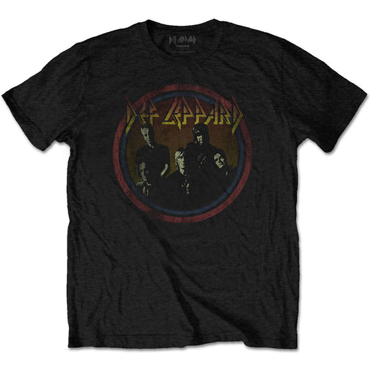 Def Leppard T-Shirt: Vintage Circle