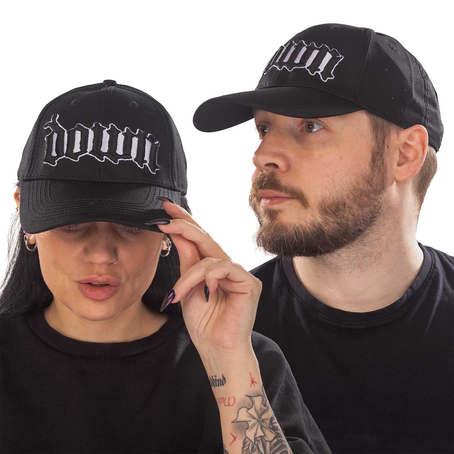 Down Baseball Cap: Logo