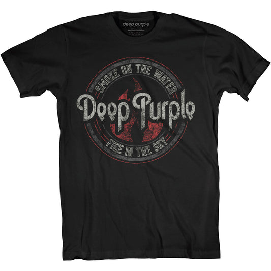Deep Purple T-Shirt: Smoke Circle