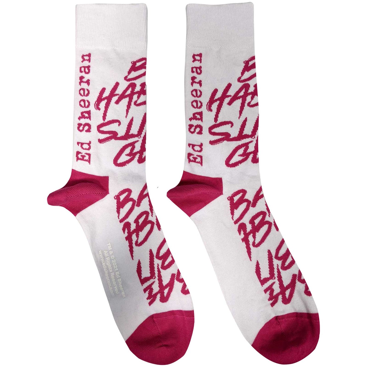 Ed Sheeran Socks: Bad Habits