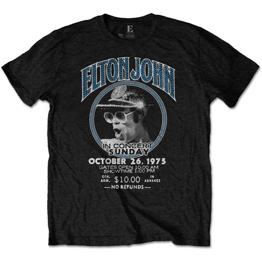 Elton John T-Shirt: Live In Concert