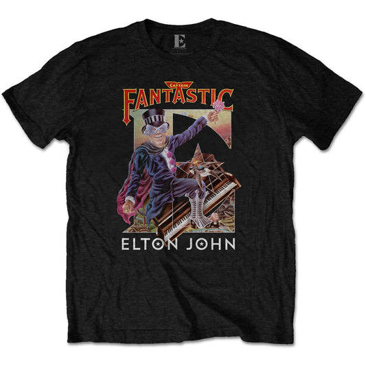 Elton John T-Shirt: Captain Fantastic