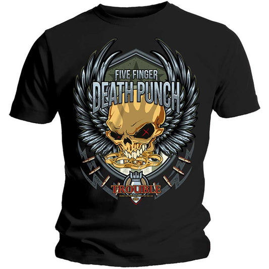 Five Finger Death Punch T-Shirt: Trouble