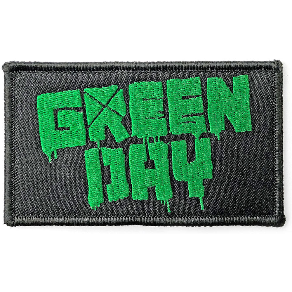 Green Day Standard Woven Patch: Logo