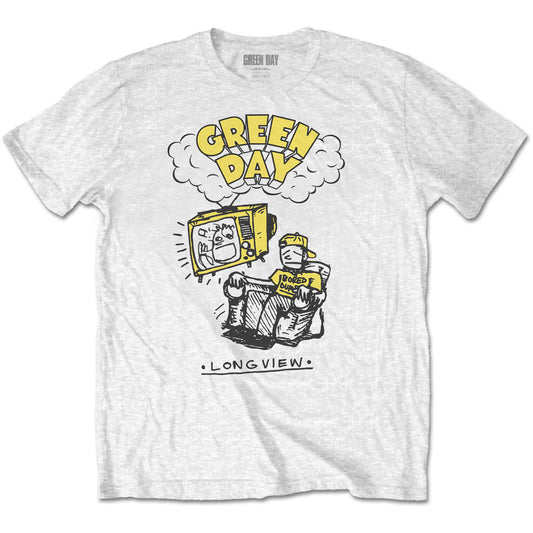 Green Day T-Shirt: Longview Doodle