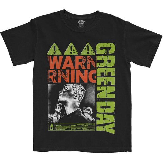 Green Day T-Shirt: Warning