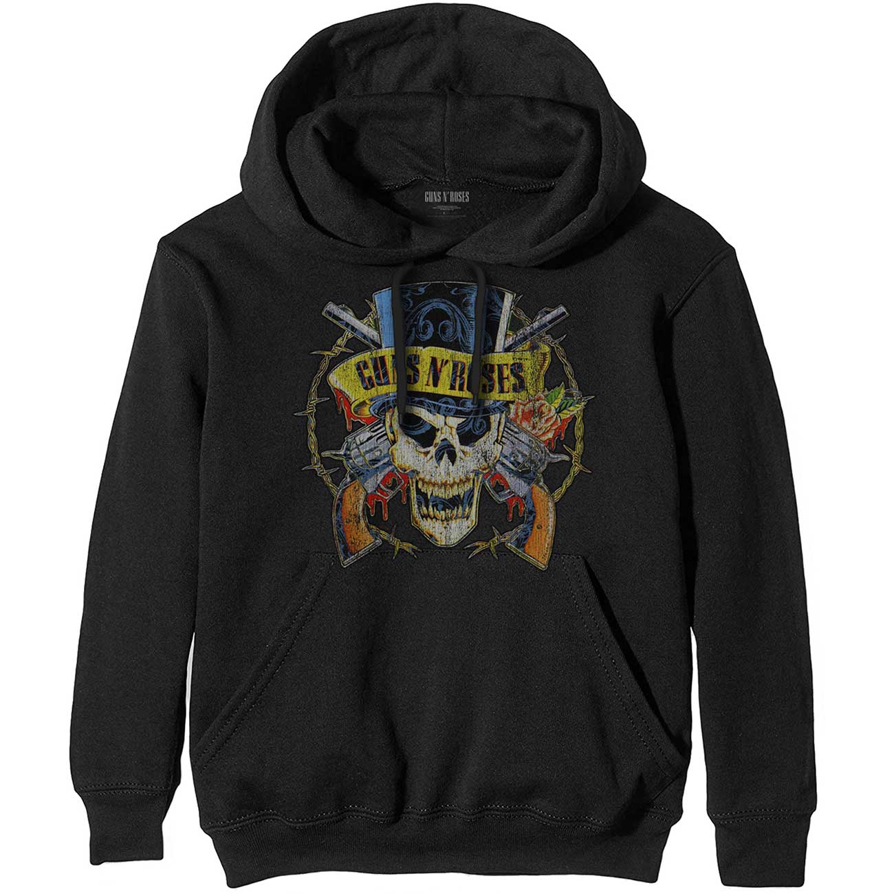 Guns N' Roses Pullover Hoodie: Top Hat