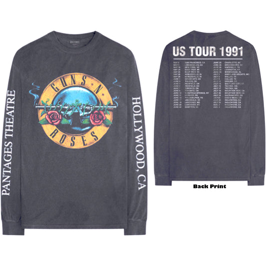 Guns N' Roses Long Sleeve T-Shirt: Hollywood Tour