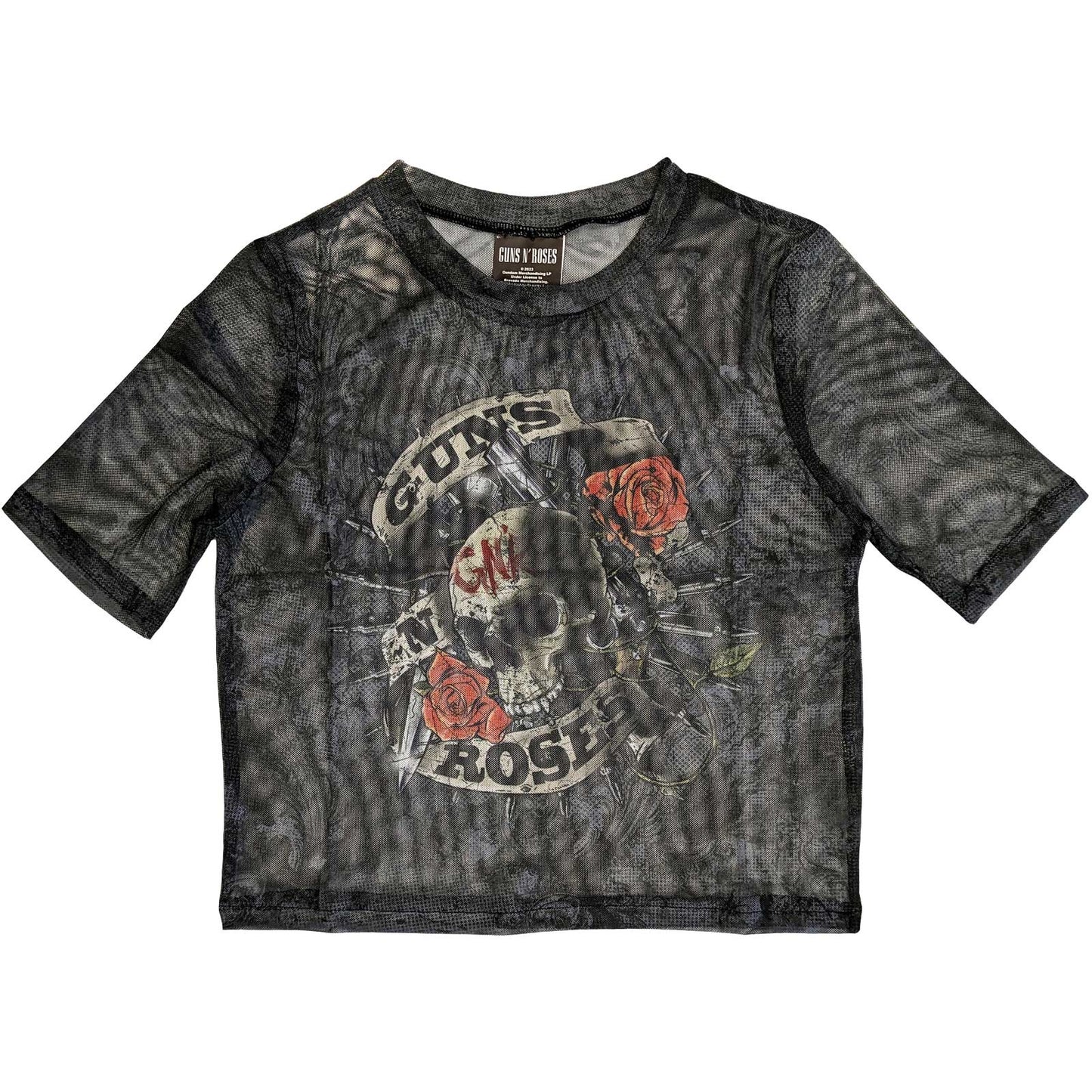 Guns N' Roses Ladies Crop Top: Firepower