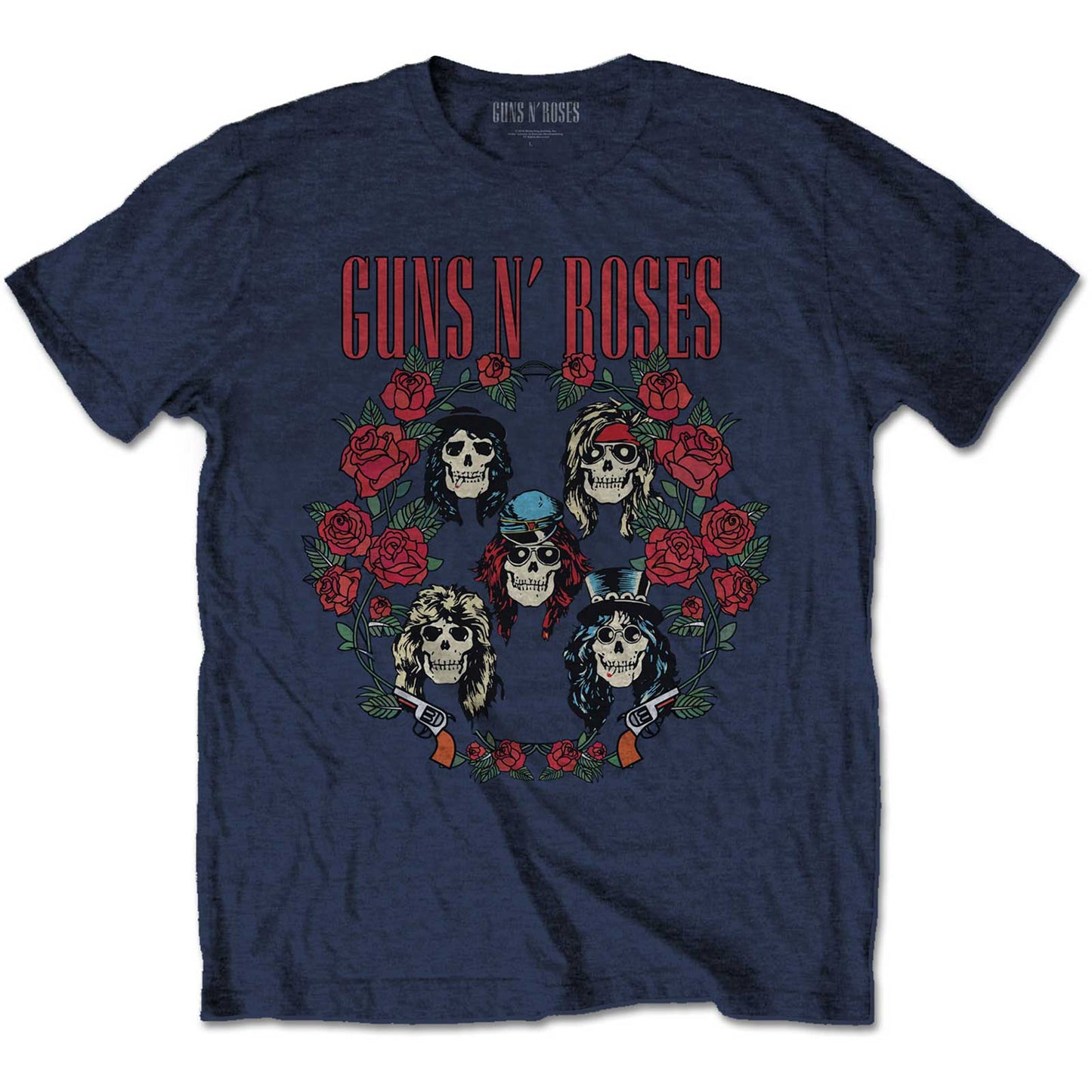 Guns N' Roses T-Shirt: Skulls Wreath