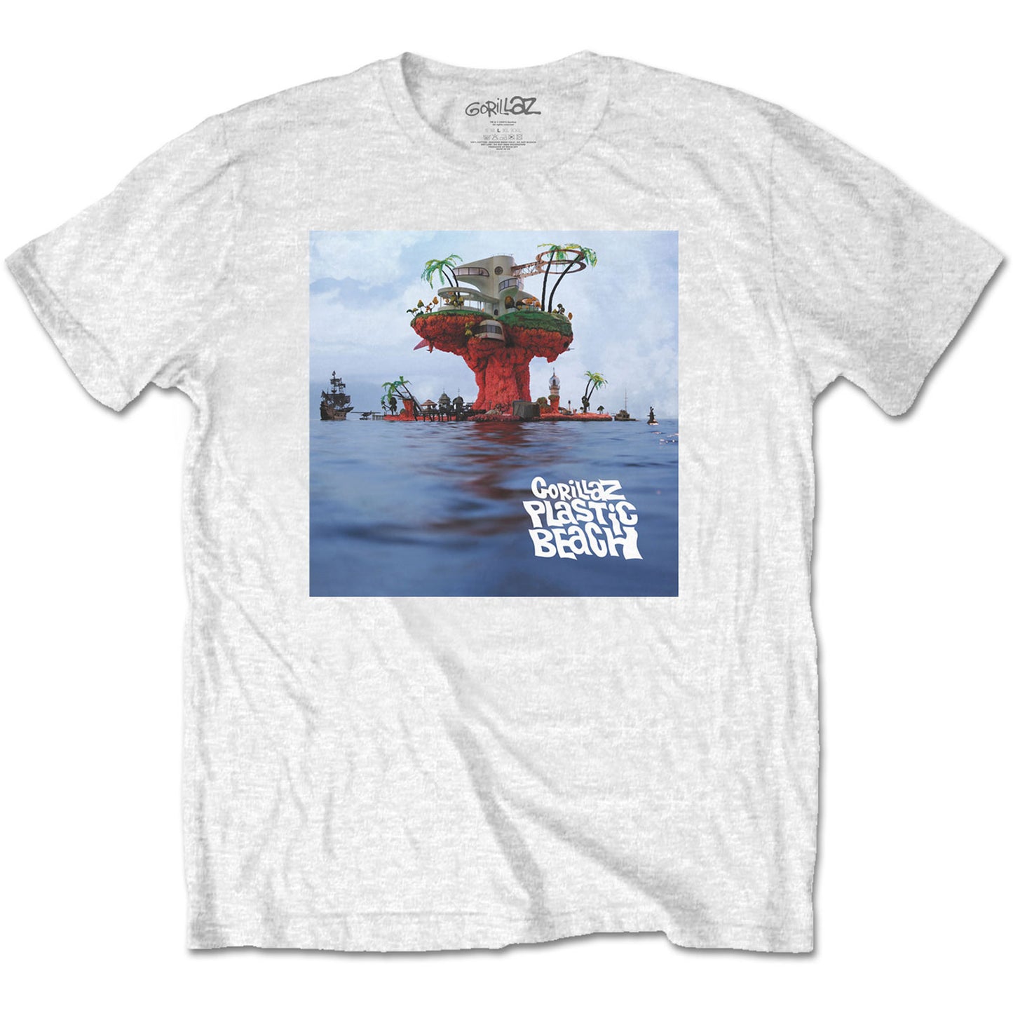 Gorillaz T-Shirt: Plastic Beach