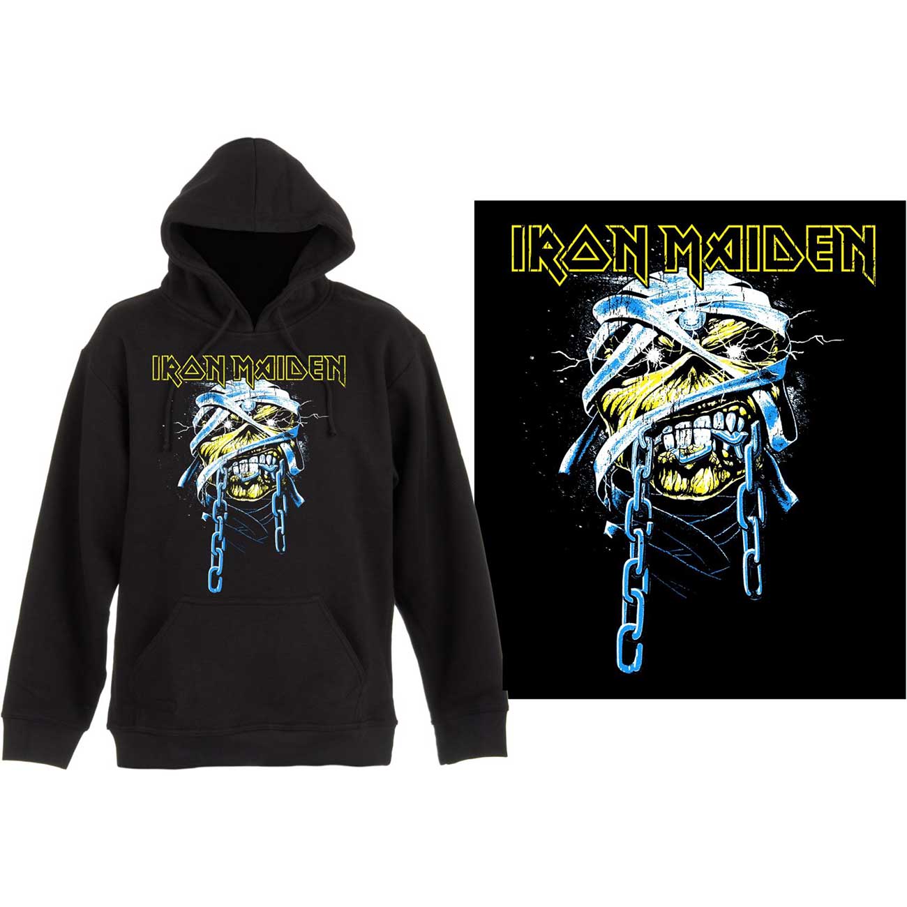 Iron Maiden Pullover Hoodie: Powerslave