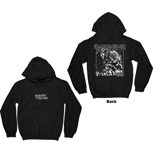 Iron Maiden Pullover Hoodie: Number Of The Beast One Colour
