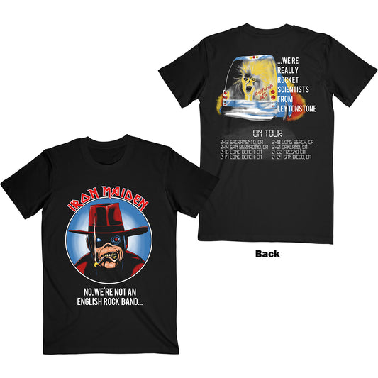 Iron Maiden T-Shirt: Not An English Rock Band