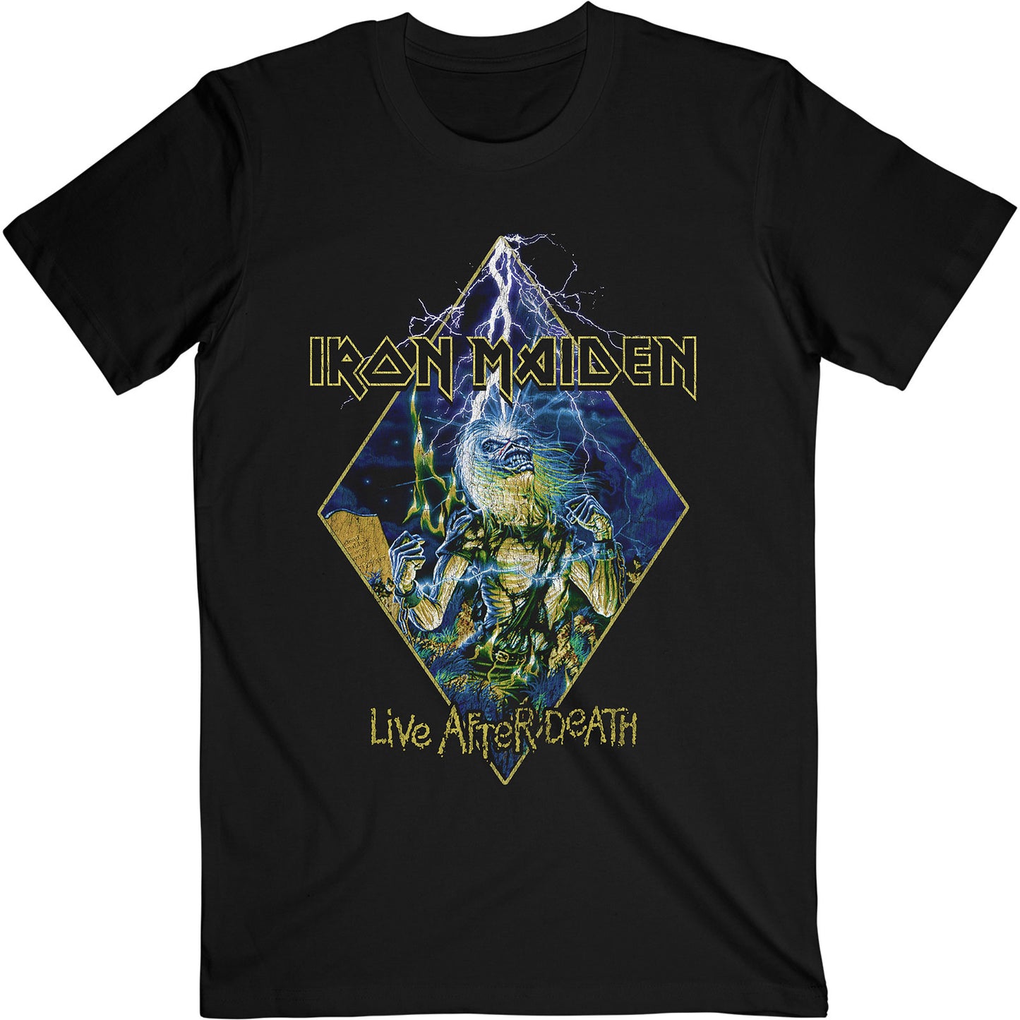 Iron Maiden T-Shirt: Live After Death Diamond