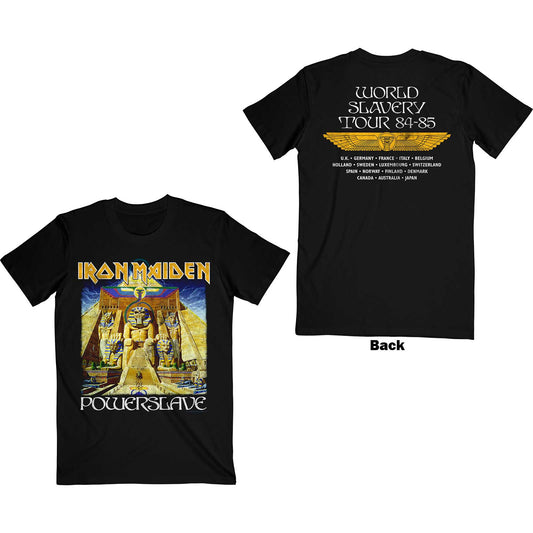 Iron Maiden T-Shirt: Powerslave World Slavery Tour