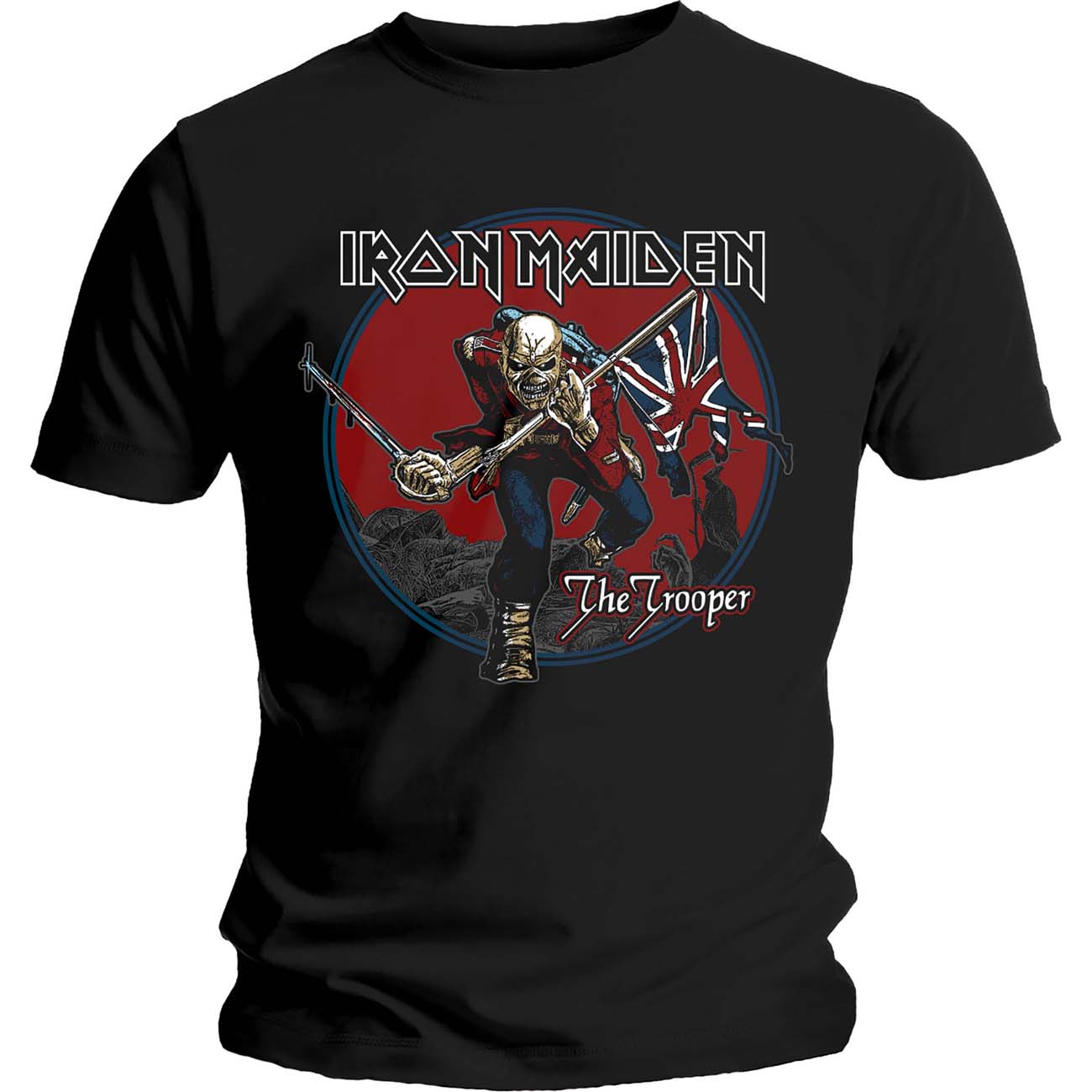 Iron Maiden T-Shirt: Trooper Red Sky